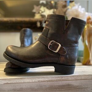 Frye Veronica Flex Bootie ✨ Black Size 8 | leather boots